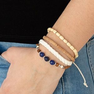 ❤️‍🔥5/$25❤️‍🔥 Natural-Born Navigator Blue Bracelet
